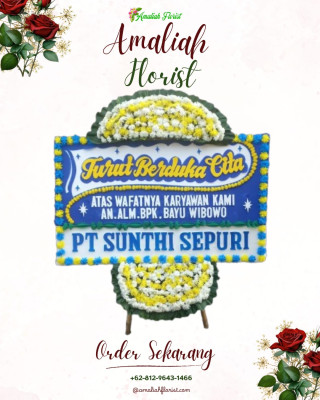 Papan Bunga Duka di Gondang